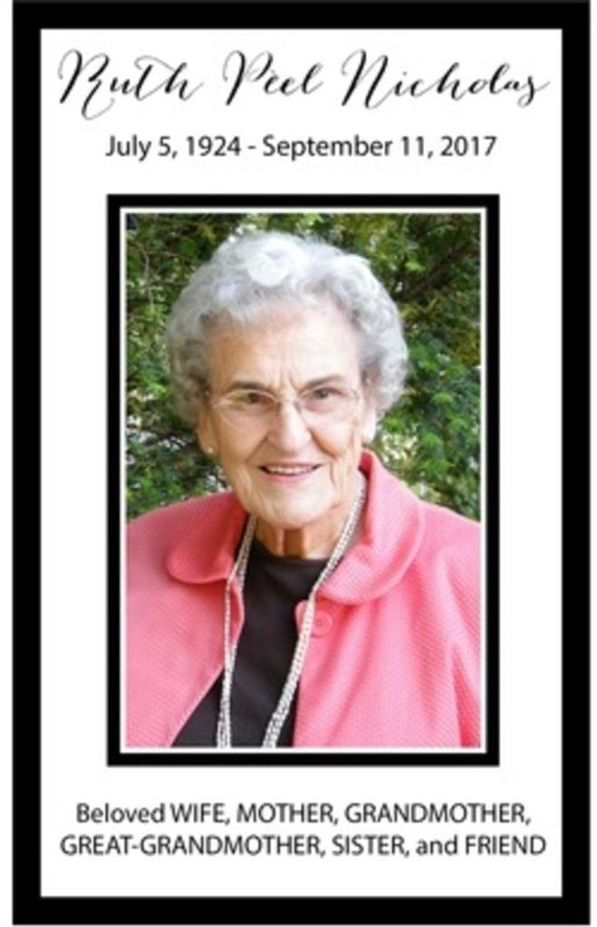 Ruth Peel Nicholas