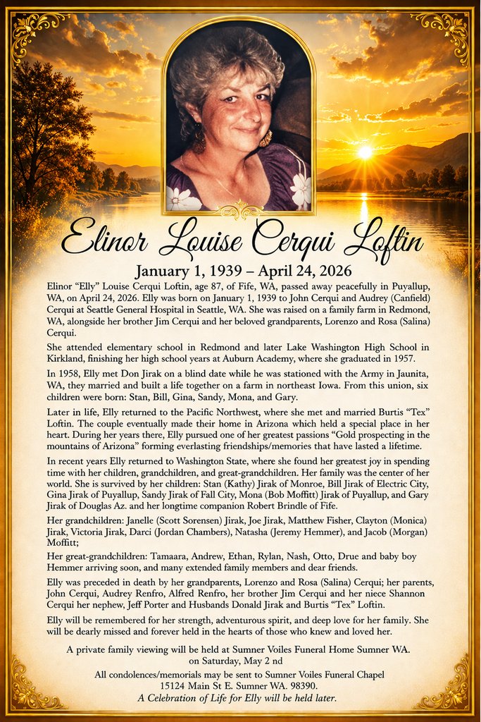 Elinor "Elly" Louise Loftin Profile Photo