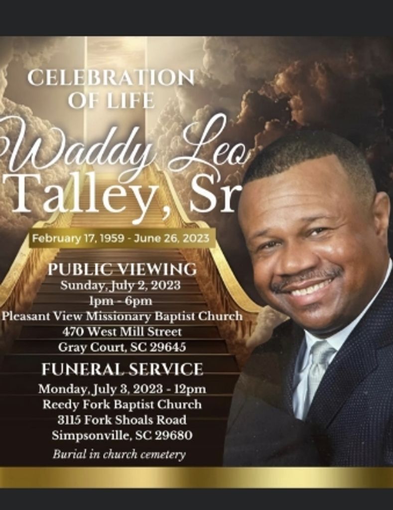 Pastor Waddy L Talley, Sr. Profile Photo