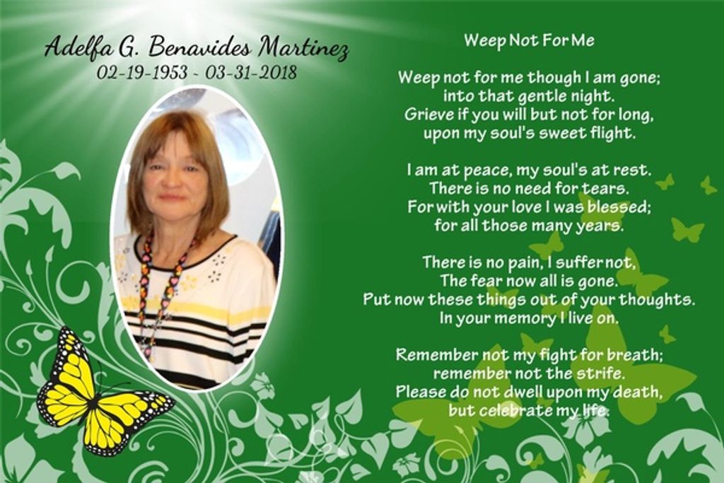 Adelfa G. Benavides Martinez Profile Photo