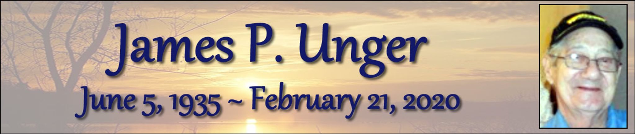 Cover photo for James Unger's Obituary
