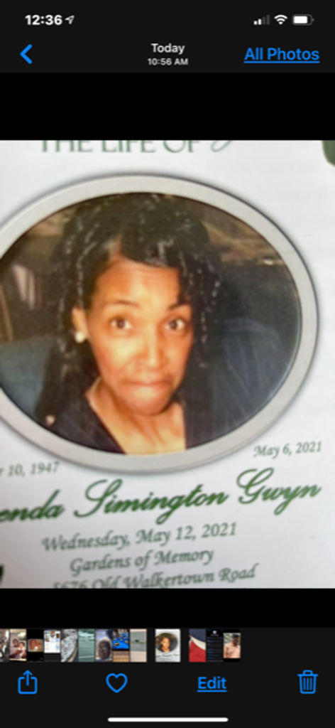 Ms. Brenda Jean Simington Gwyn Profile Photo