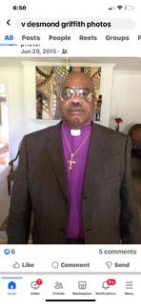Rev. Dr. Vincent Desmond Griffith Profile Photo