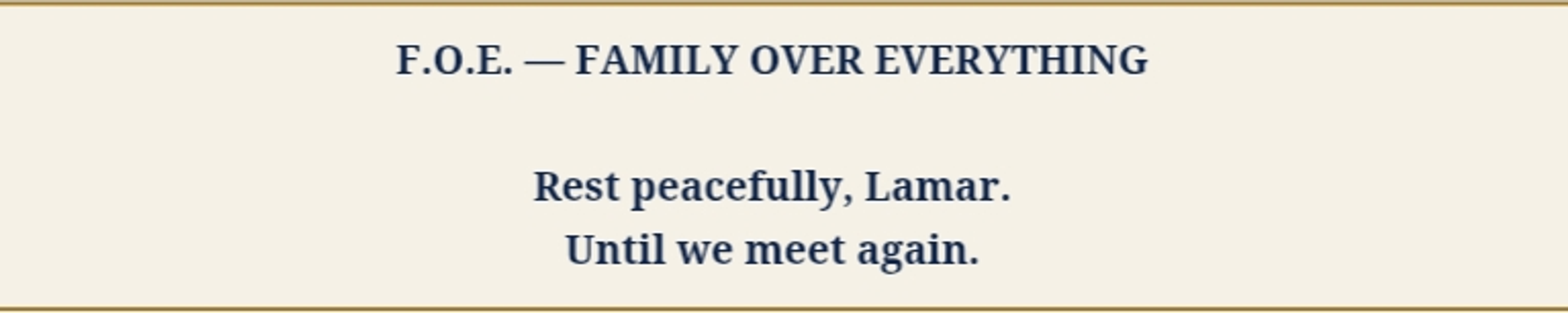 Cover for Lamar Smith's Obituary