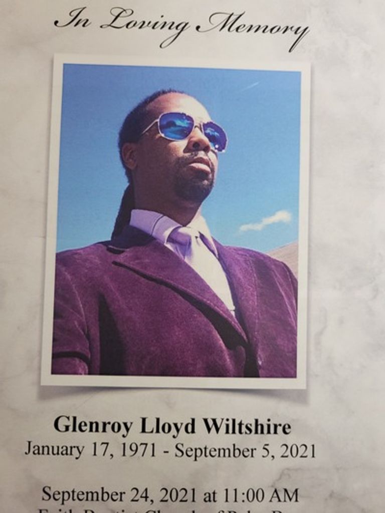 Glenroy Lloyd Wiltshire