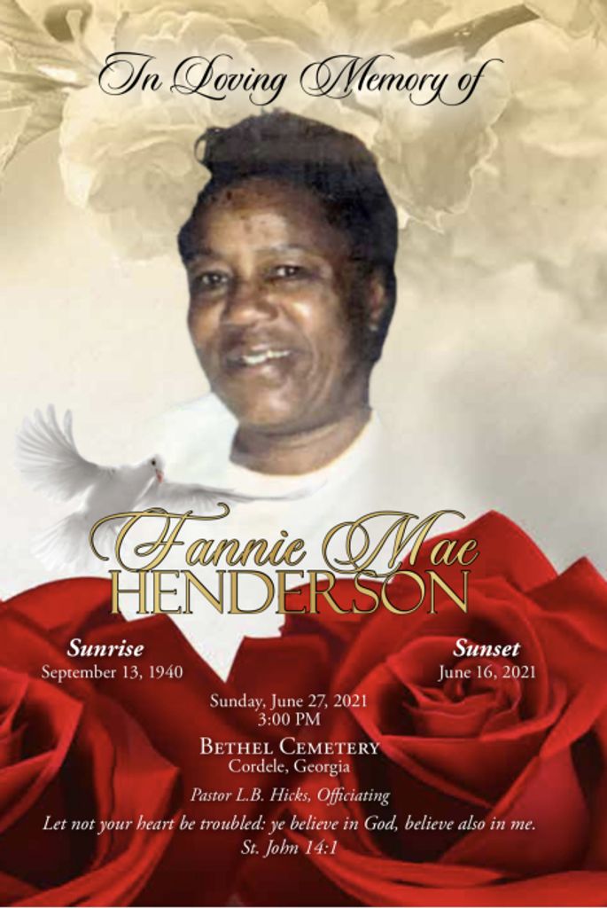 Mrs. Fannie Mae Henderson