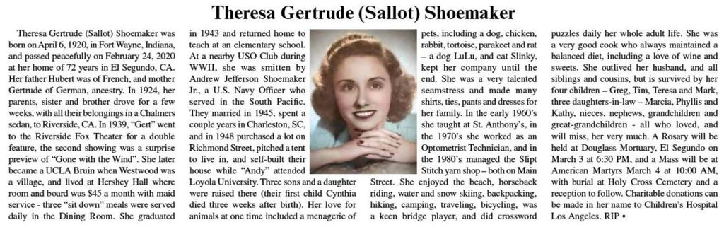 Gertrude Shoemaker