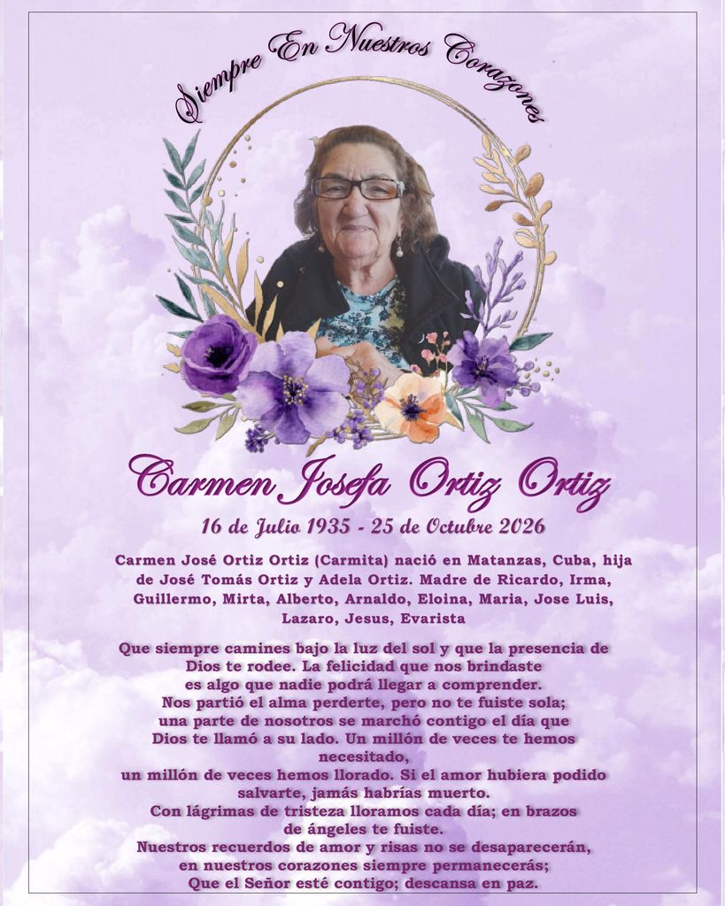 Carmen Josefa Ortiz Ortiz Profile Photo