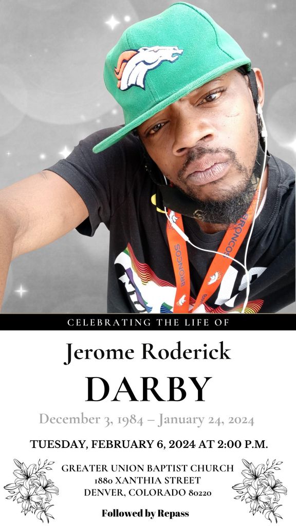 Mr. Jerome Roderick Darby Profile Photo