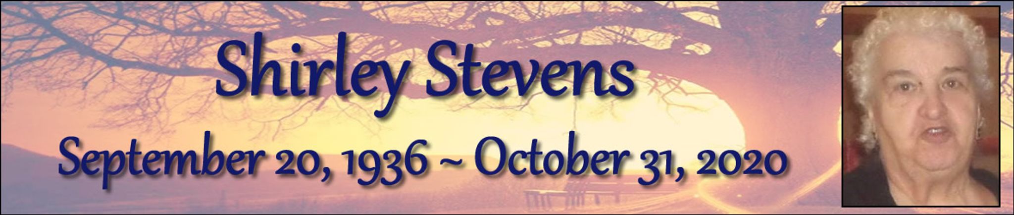 Cover photo for Shirley Stevens's Obituary