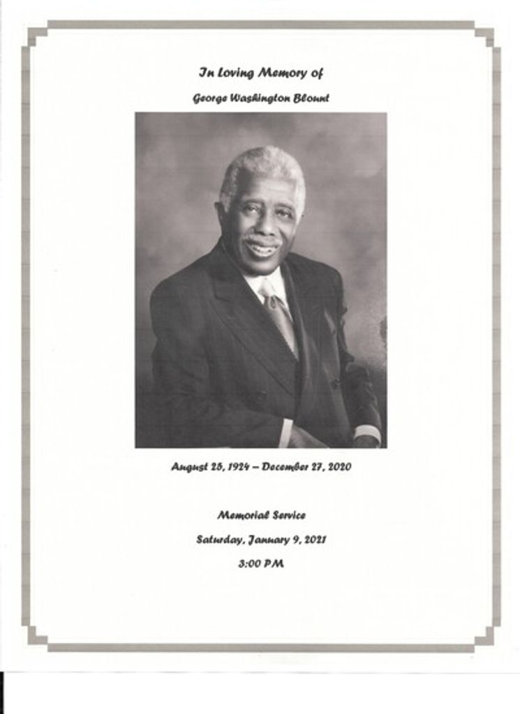 George Washington Blount Profile Photo