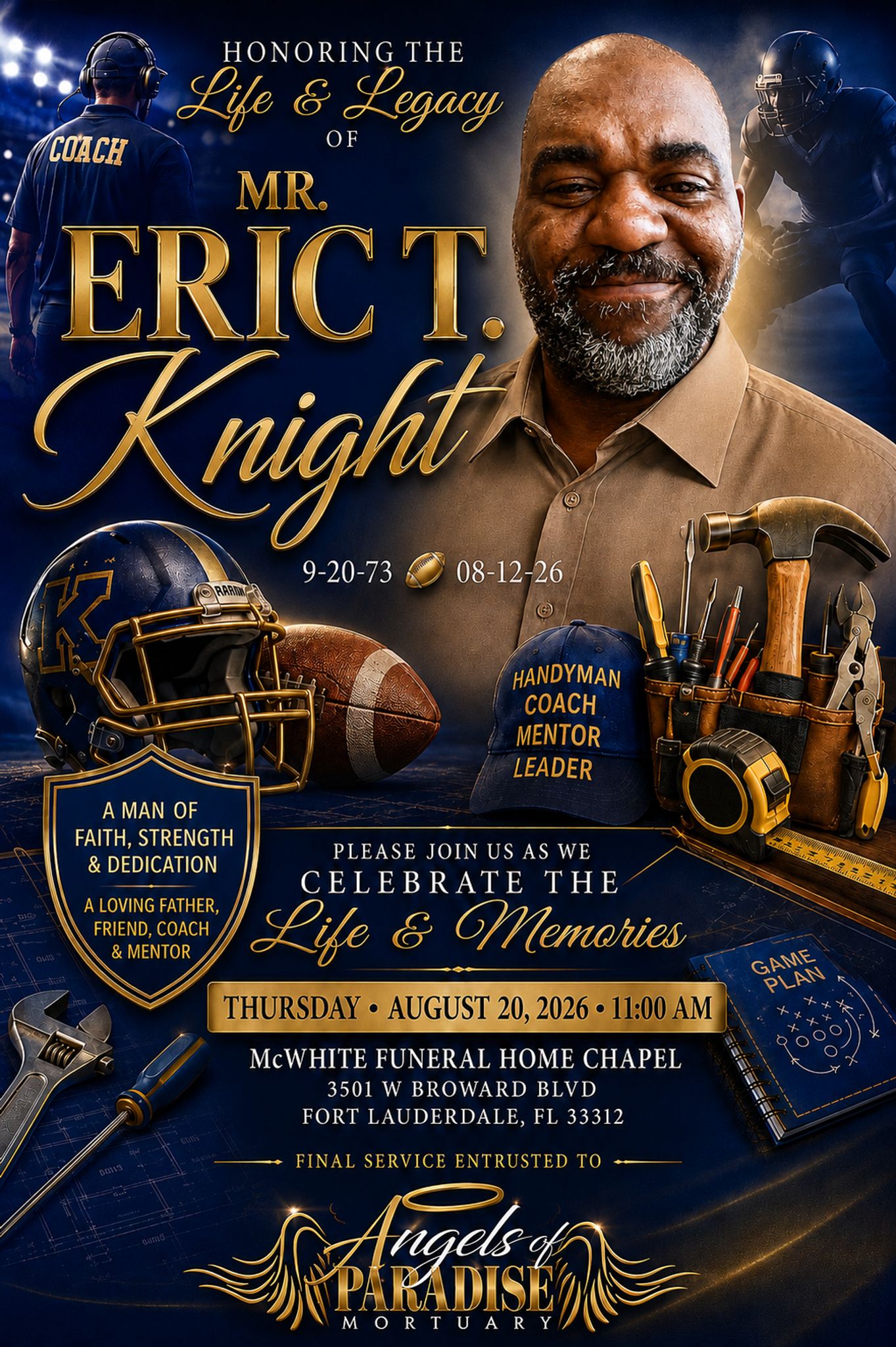Cover for Eric Knight's Obituary