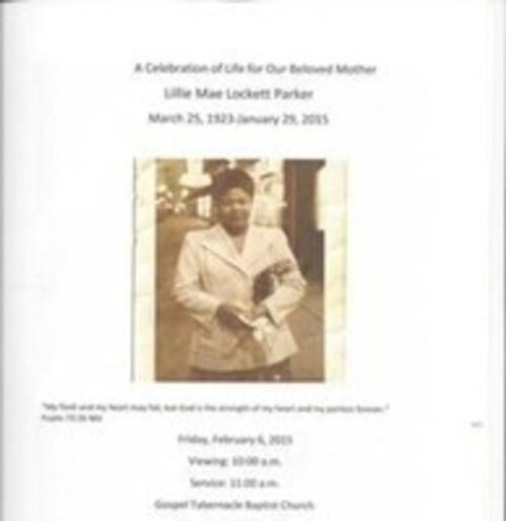 Lillie Lockett Parker