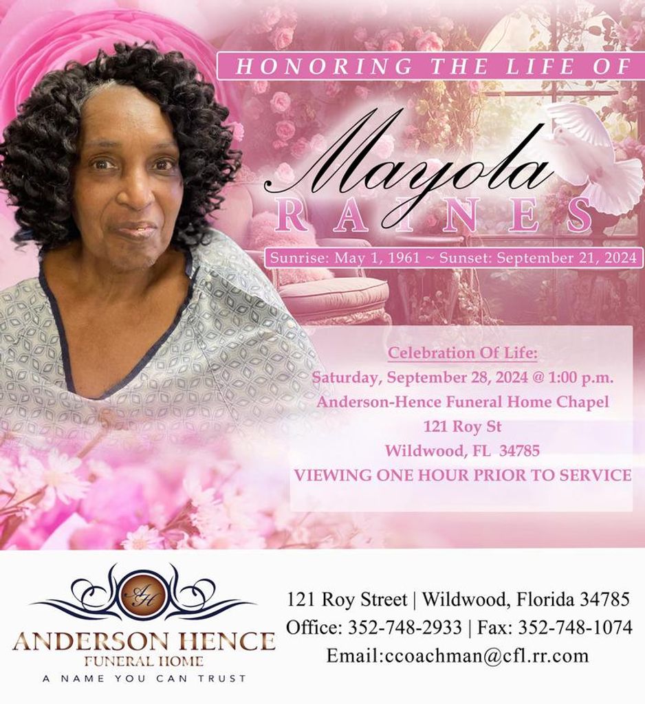 Mayola Precilla Raines Profile Photo