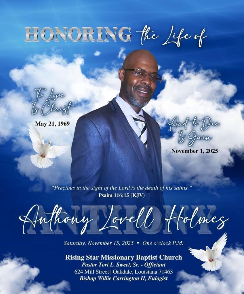 Anthony Lovell Holmes Profile Photo