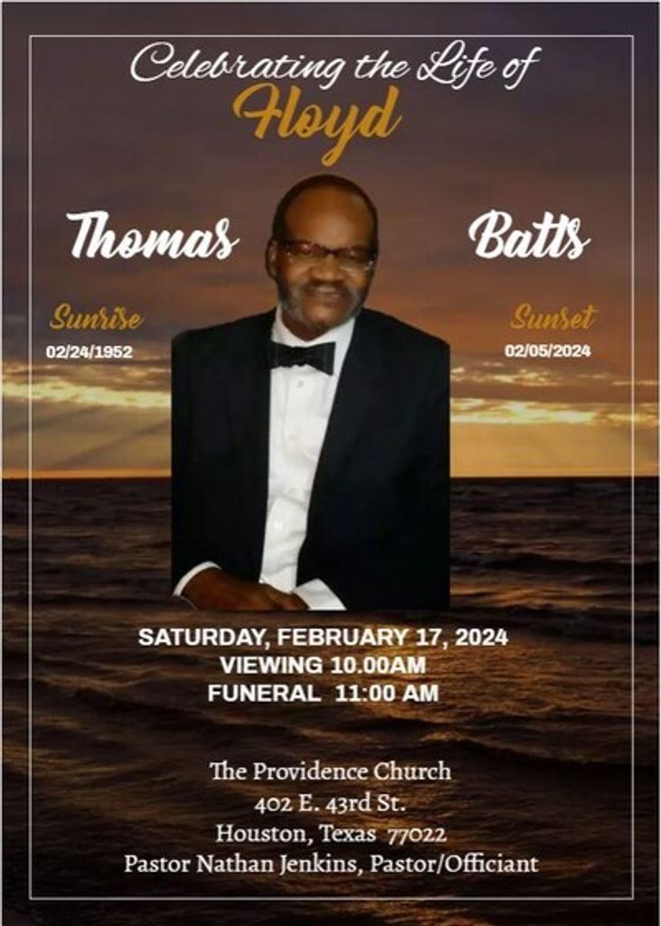 Floyd Thomas Batts Profile Photo