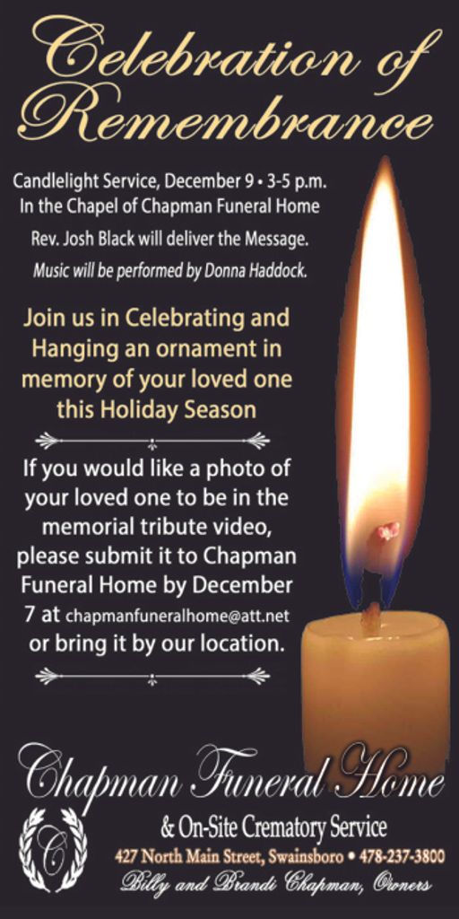Celebration Of Remebrance