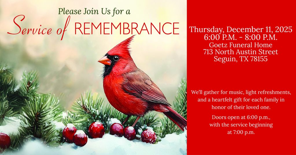 Christmas Service of Remembrance