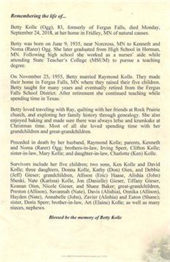 Betty Mae Kolle photo gallery thumbnail 5 of 5