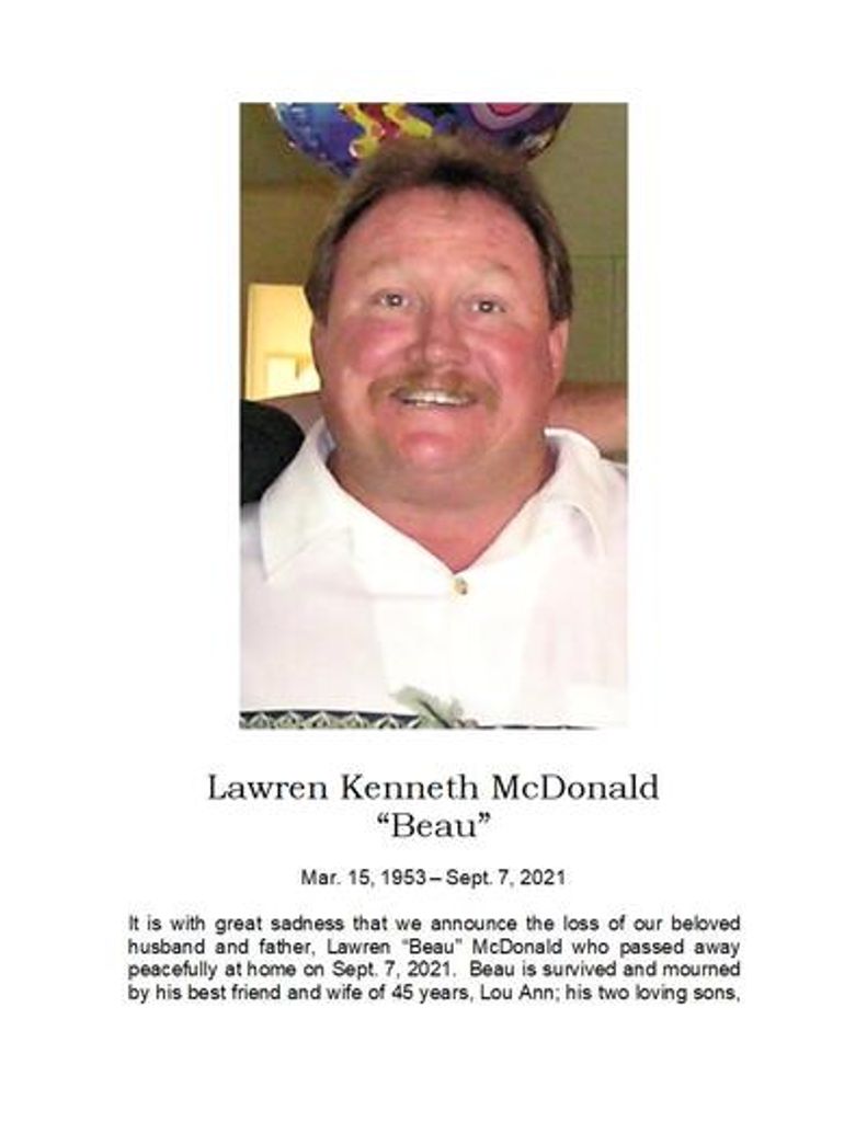 Lawren Kenneth Mcdonald Profile Photo