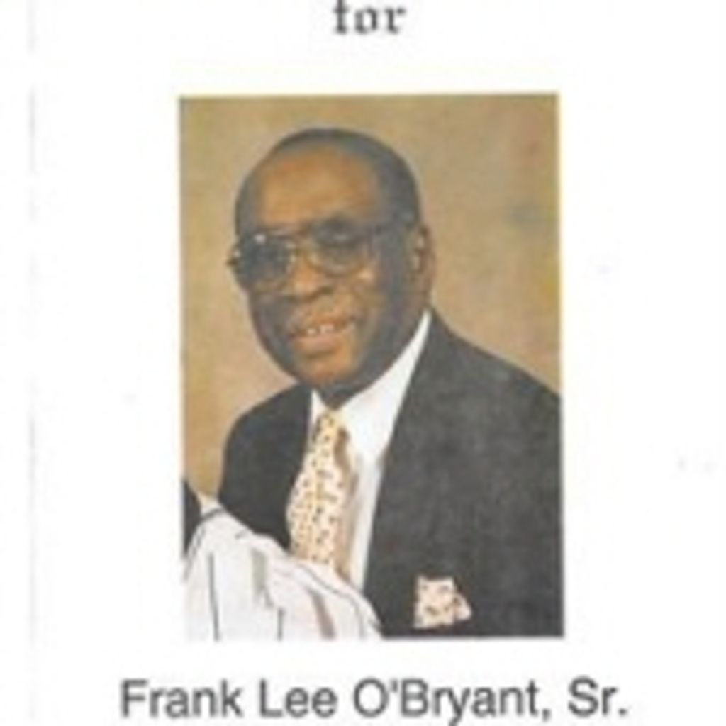 Frank Lee Daddy Frank O'Bryant  Sr.