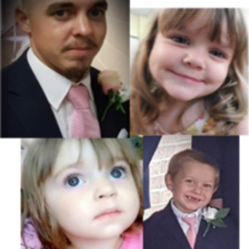 Nate Raugh And His Children, James, Missy And Jordan