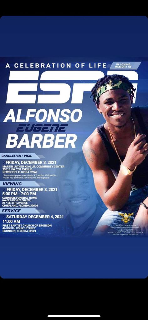 Alfonso  Eugene Barber