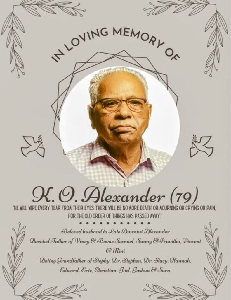 Alexander Kanayathu Oonnunny Profile Photo