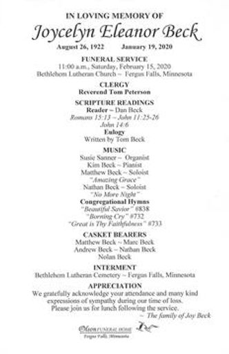 Joycelyn Beck photo gallery thumbnail 6 of 7