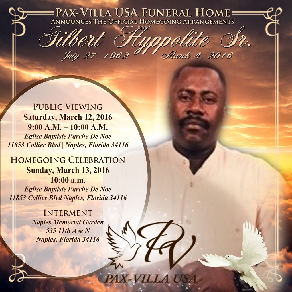 Gilbert Hyppolite Sr