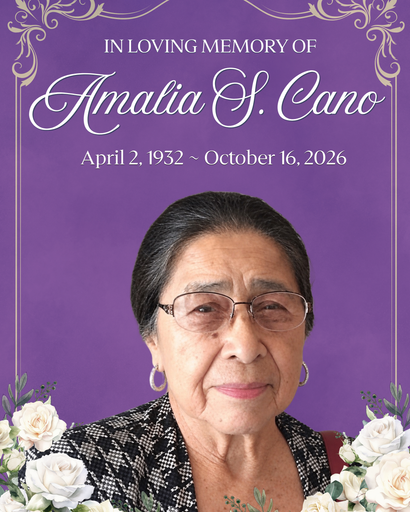 Amalia S. Cano's obituary image