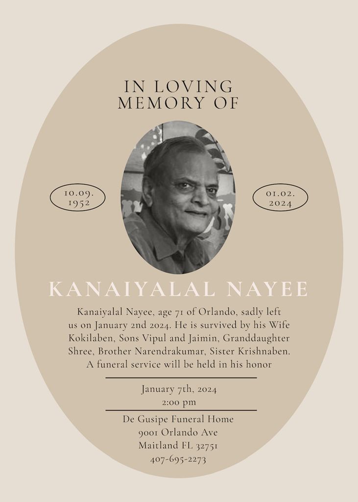 Kanaiyalal Nayee