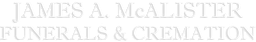 James A. McAlister Funerals and Cremation Logo