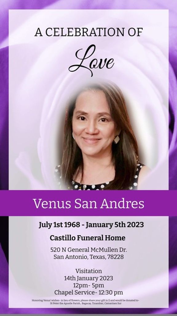 Venus Carmelita F. San Andres