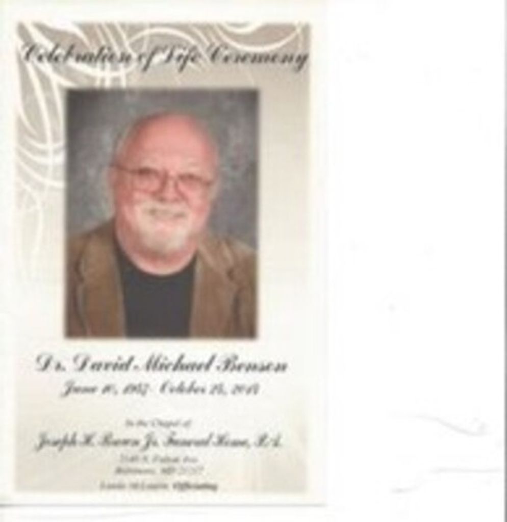 Dr. David Michael Benson