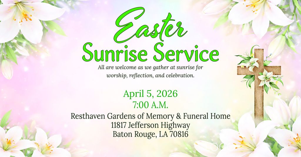 Easter Sunrise Service