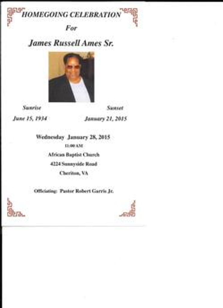 James Russell Ames Sr.