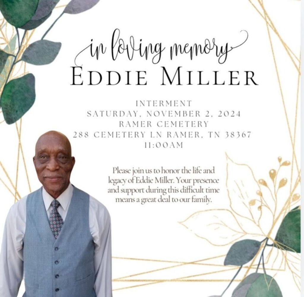 Eddie Lewis Miller Profile Photo