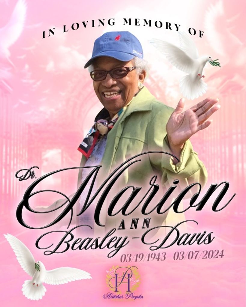 Dr. Marion Ann (Beasley)  Beasley-Davis Profile Photo