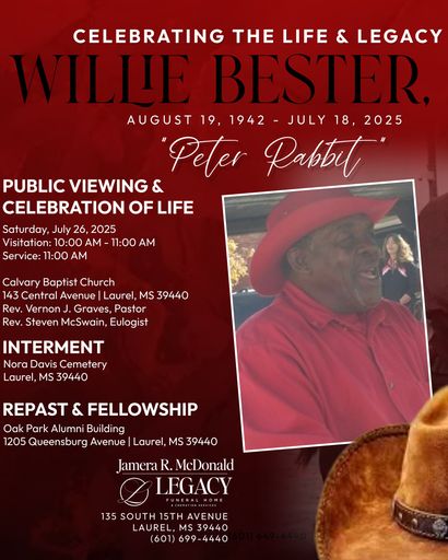 Willie Bester Sr. Profile Photo