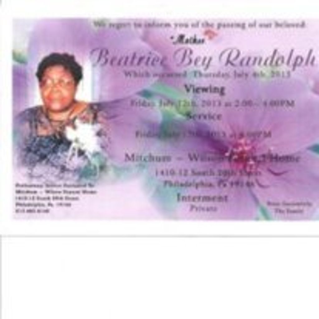 Beatrice Bey-Randolph