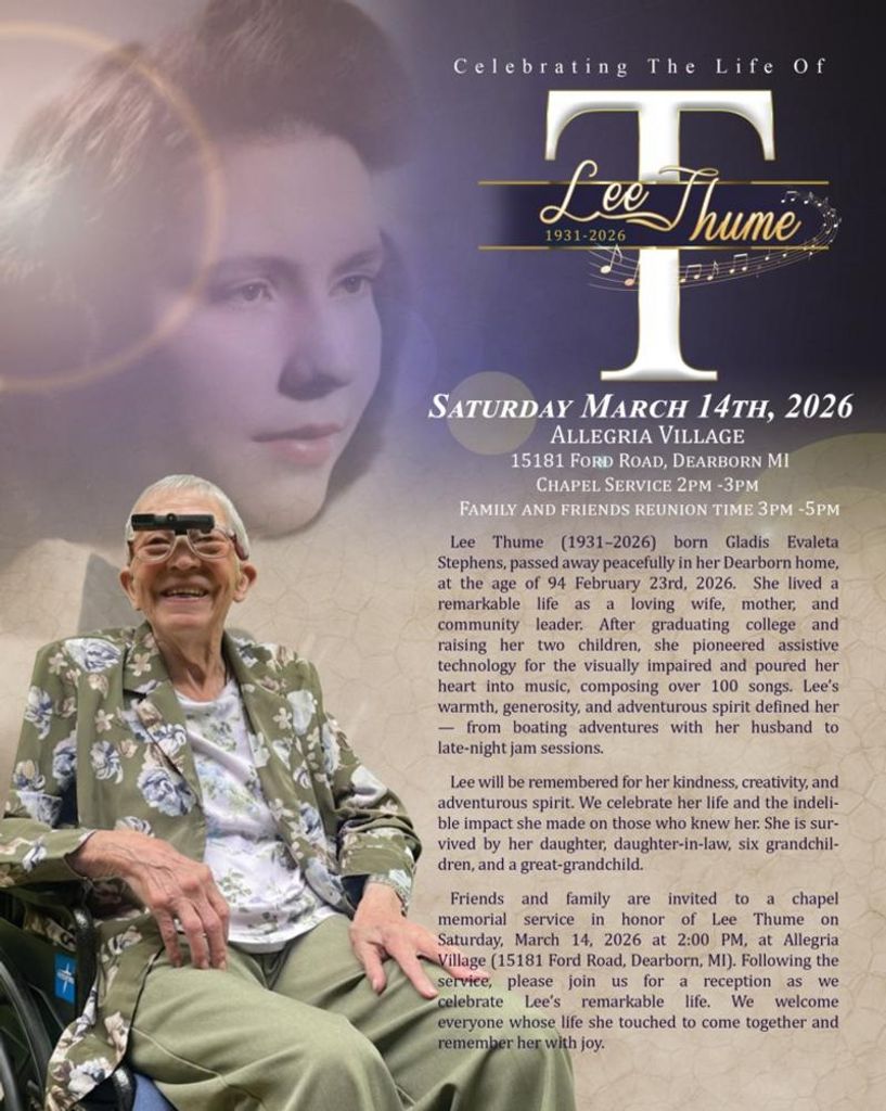 Evaleta "Lee" Thume