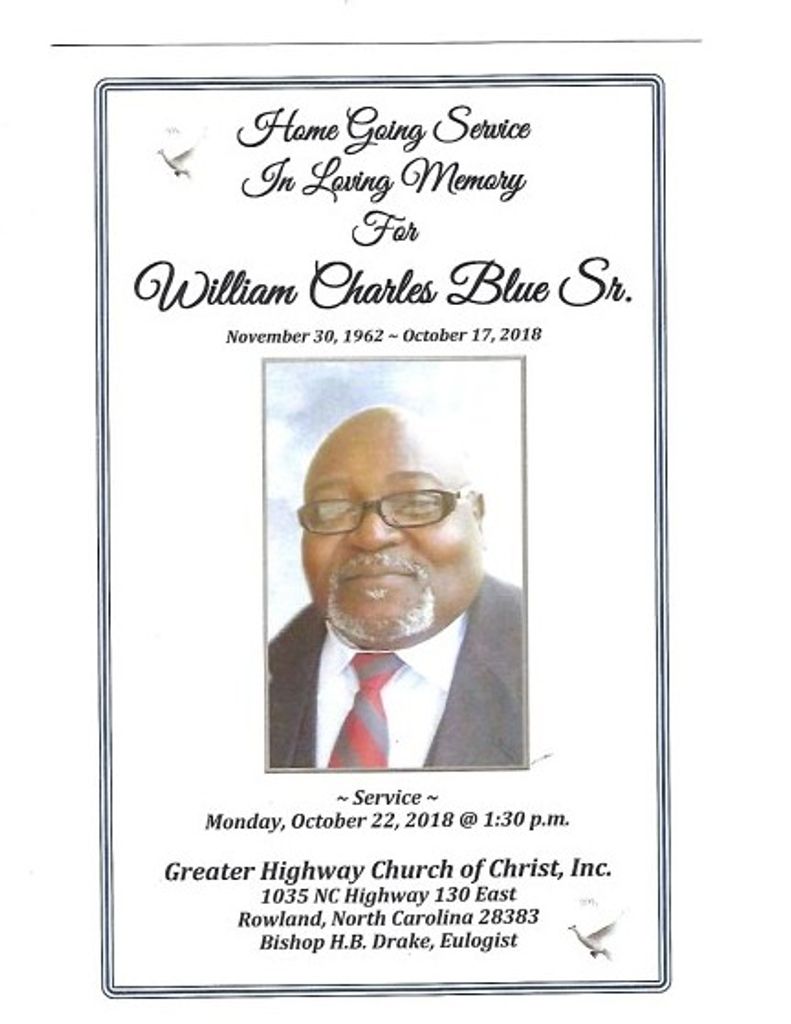 William Charles Blue, Sr.