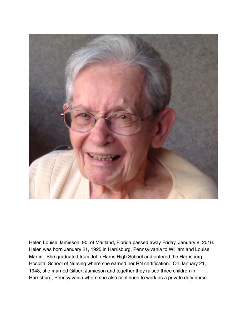 Helen Louise Jamieson