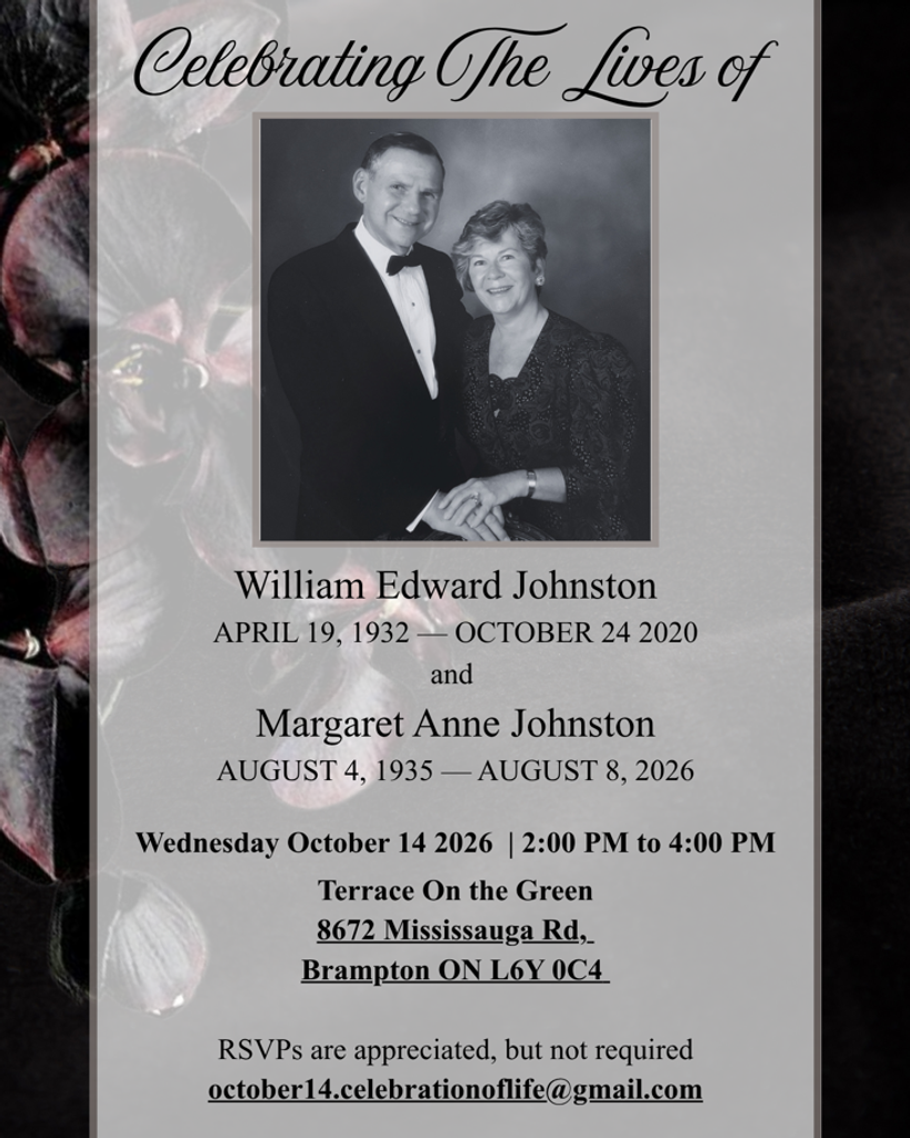 Celebration of Life for William and Margaret Johnston Profile Photo