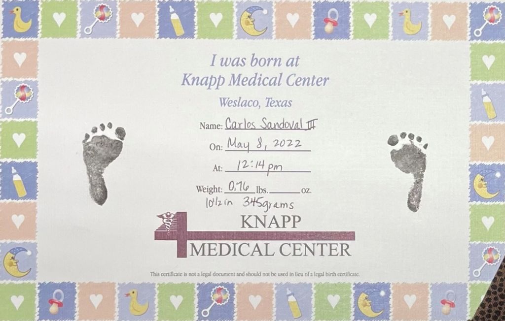 Baby Carlos Sandoval, III