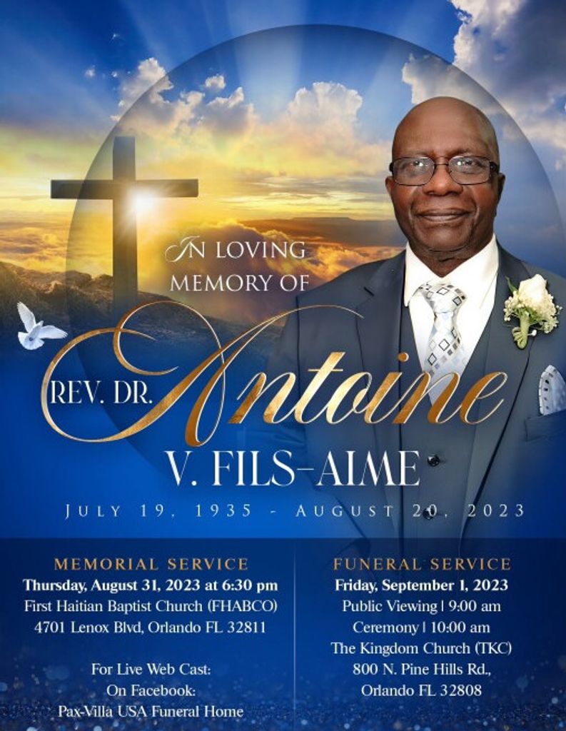 Rev. Dr. Antoine V. Fils-Aime