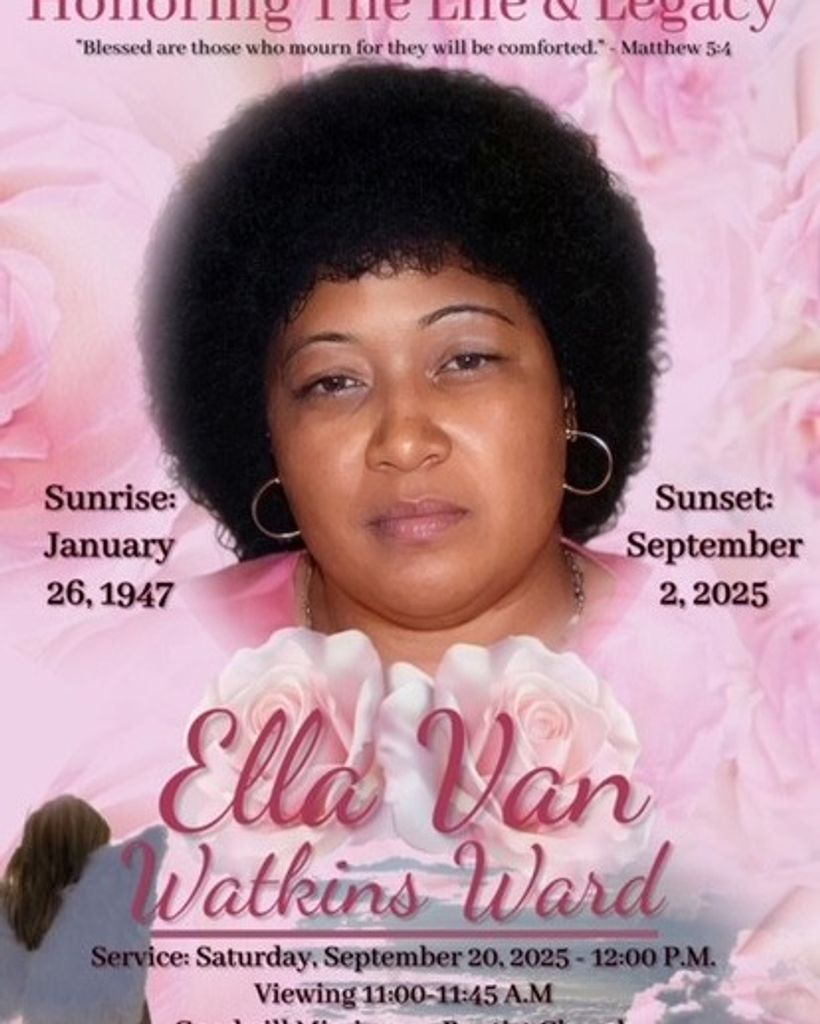 Ella Van Watkins Ward Profile Photo