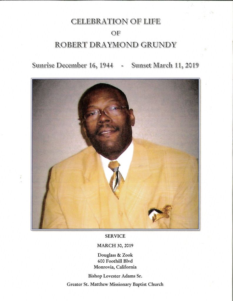 Robert Draymond Grundy Profile Photo