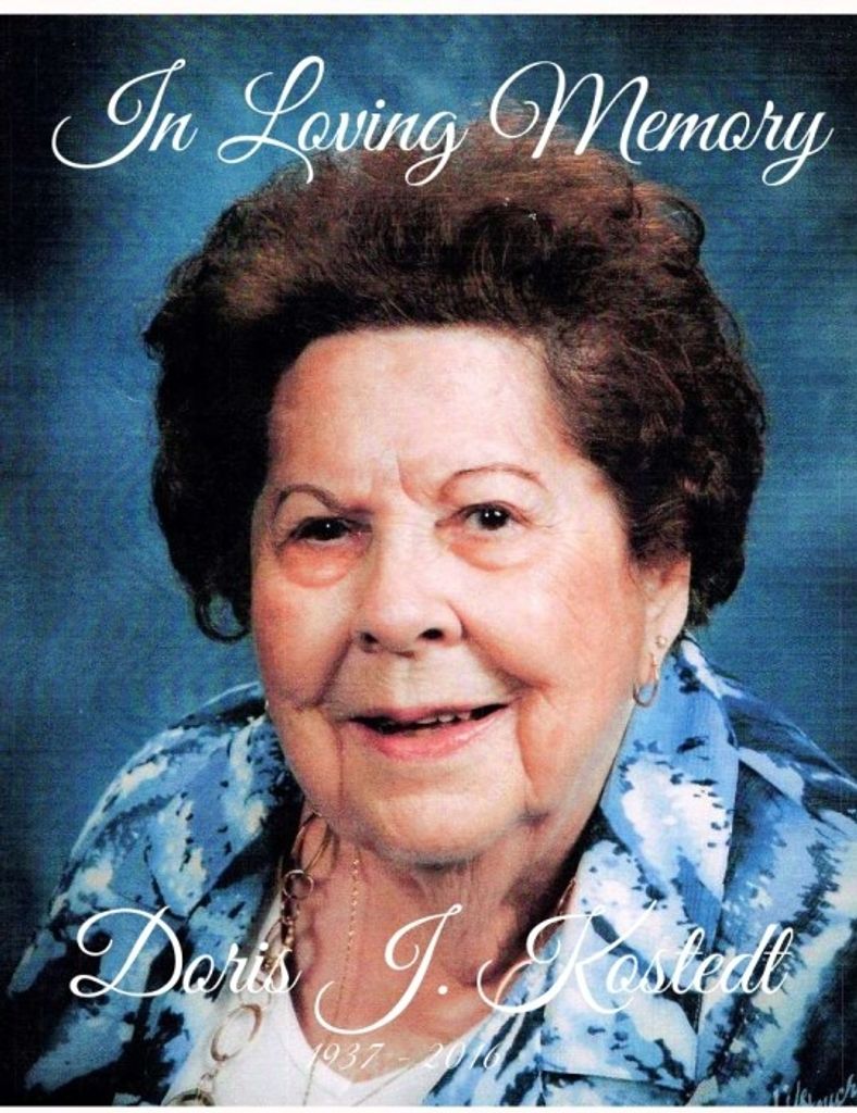 Doris Joan (Lenox)  Kostedt